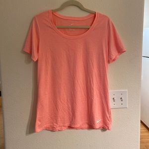 NEW Nike Dri-fit short sleeve pink top
